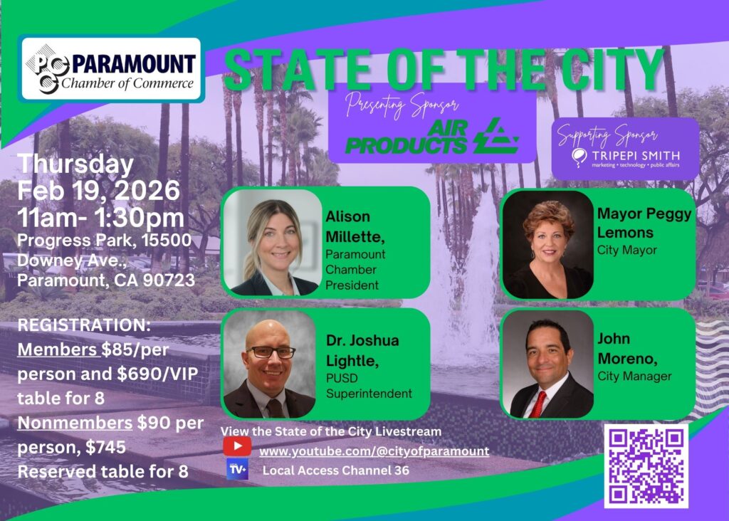 Paramount Commonwealth 2026 State of the City - Paramount Chamber
