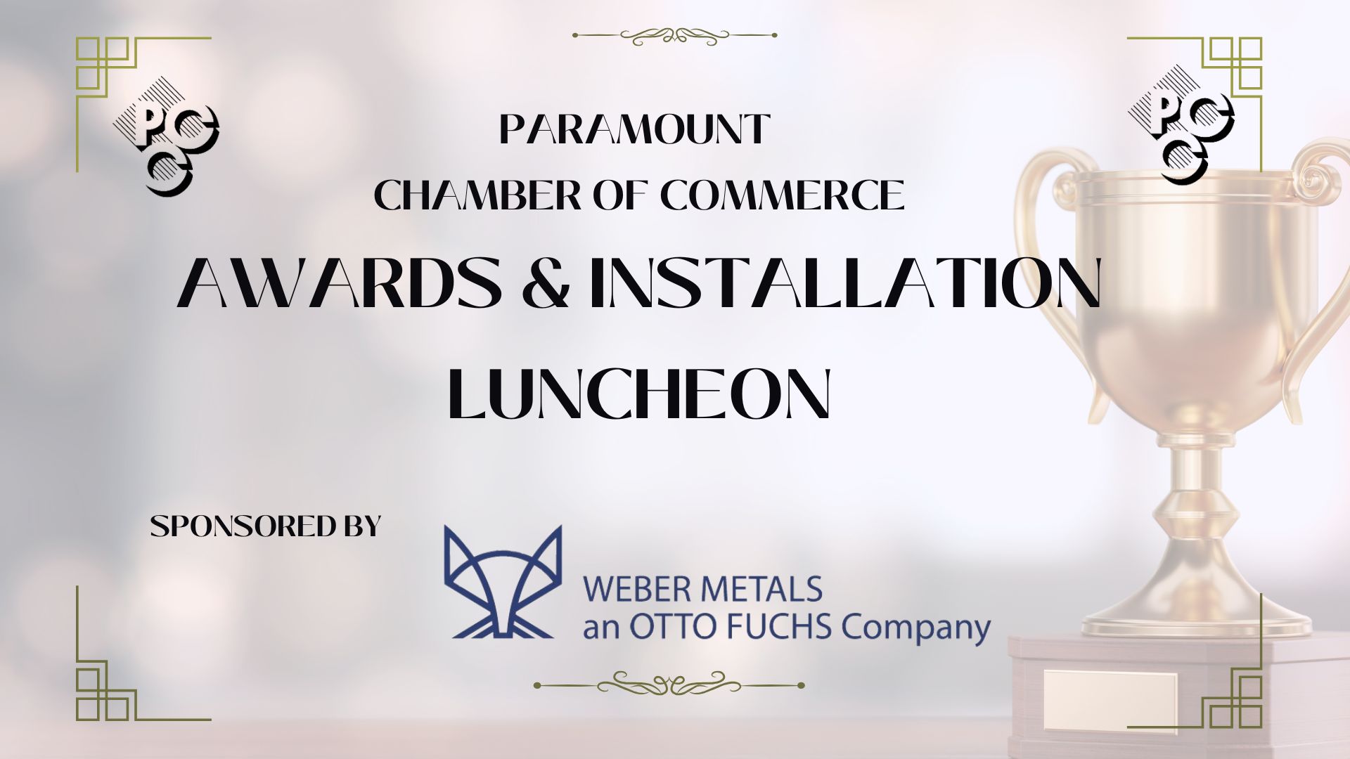 Awards & Installation FB Banner