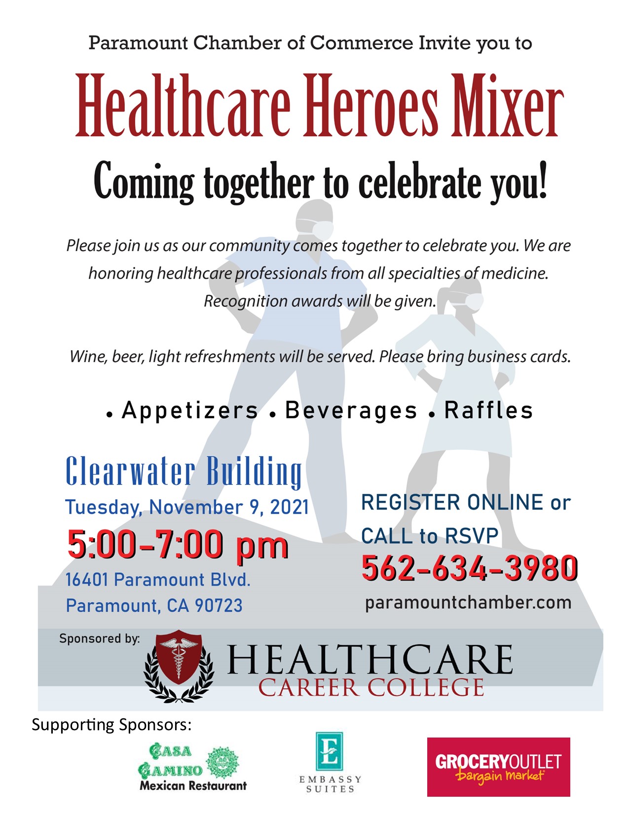 Healthcare Heroes Mixer_flyer with support Healthcare Heroes Mixer_flyer with support