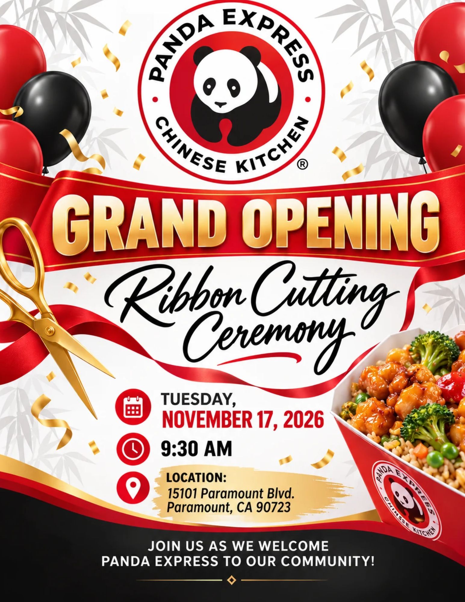 Panda Express Invite