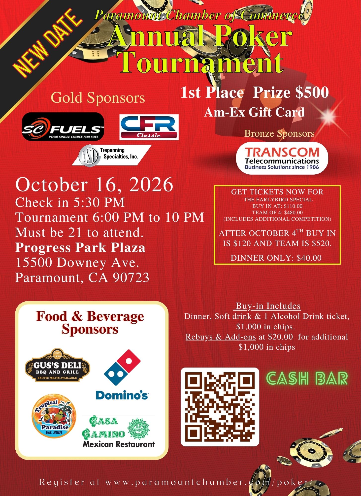 Poker Tournament (Web Flyer) 2026 Late